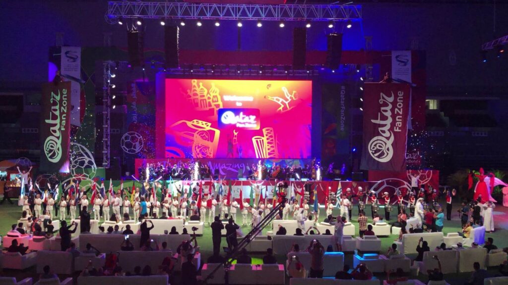 Qatar FIFA Fan Zone Opening Ceremony In Saudi Arabia